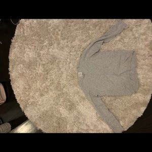 Gray Zara zipper sweatshirt for girls.